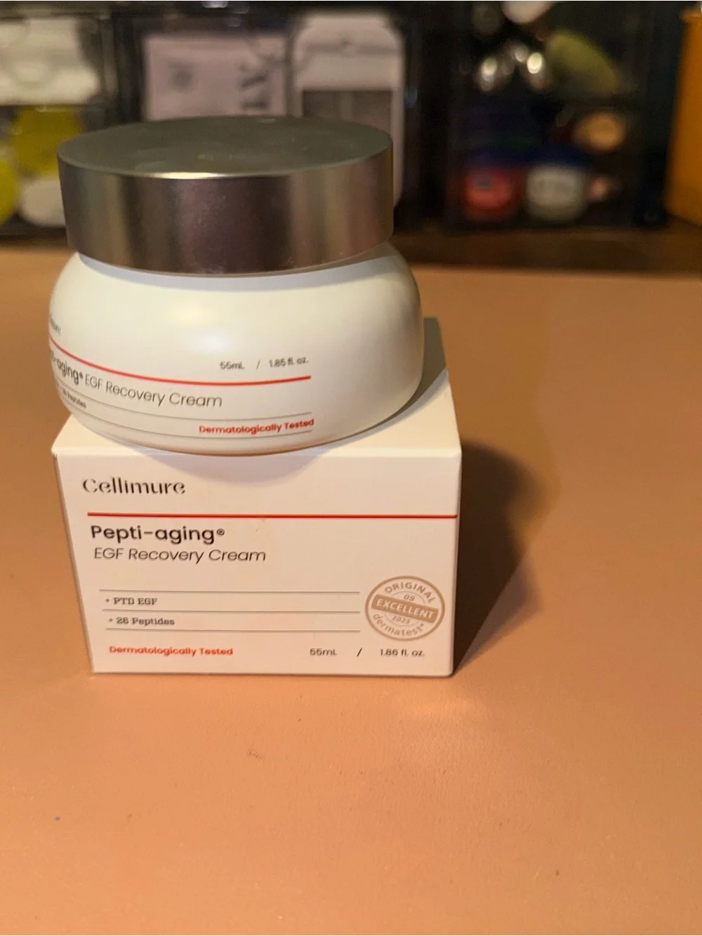 Cellimure Pepti-aging EGF Recovery Cream, 1.86 oz